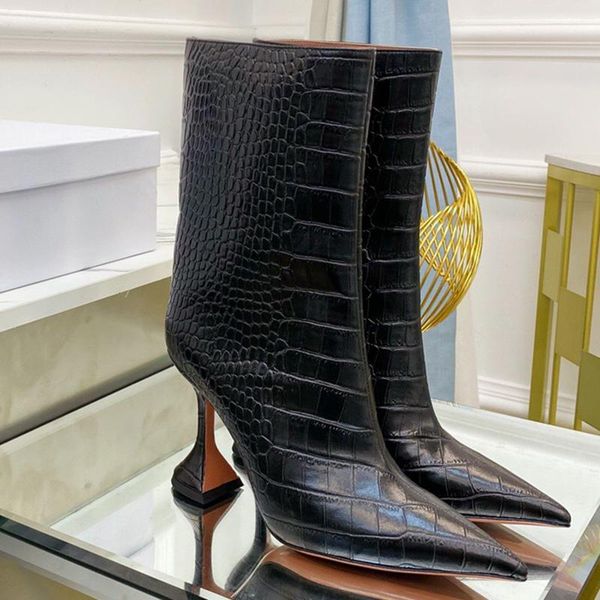 boots crocodile pattern american retro ladies short elegant party pointed toe shoes fashion zip women's knee high, Black
boots crocodile pattern american retro ladies short elegant party pointed toe shoes fashion zip women's knee high, Black