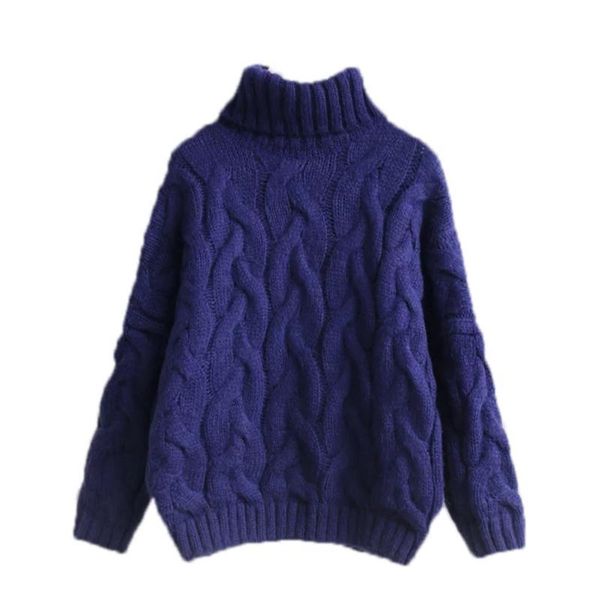 women's sweaters turtleneck sweater dress 2021 winter twist fashion jumper knitwear women and pullovers plus size loose, White;black
women's sweaters turtleneck sweater dress 2021 winter twist fashion jumper knitwear women and pullovers plus size loose, White;black