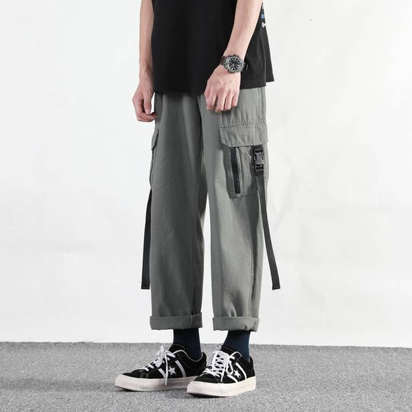 2021 new multi bolsos de carga harajuku casual corredores masculino faixa streetwear dos homens hip hop calas techwear x8db, Black
2021 new multi bolsos de carga harajuku casual corredores masculino faixa streetwear dos homens hip hop calas techwear x8db, Black