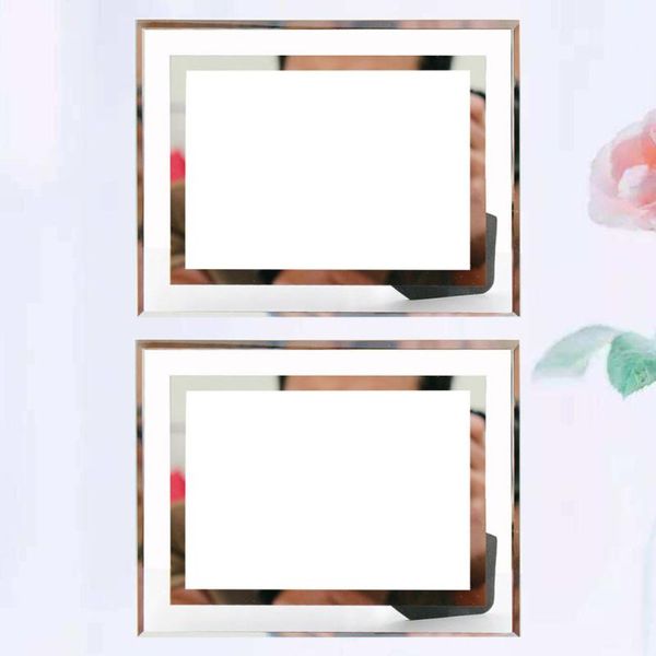 2pcs crystal glass p frame delicate picture frame deskdecoration paperboard (silver)
2pcs crystal glass p frame delicate picture frame deskdecoration paperboard (silver)