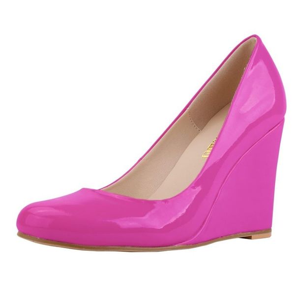 dress shoes pumps wedding women fetish party classic round toe patent leather 10cm wedges high heels slip on 2021 size 35-42 pink, Black
dress shoes pumps wedding women fetish party classic round toe patent leather 10cm wedges high heels slip on 2021 size 35-42 pink, Black