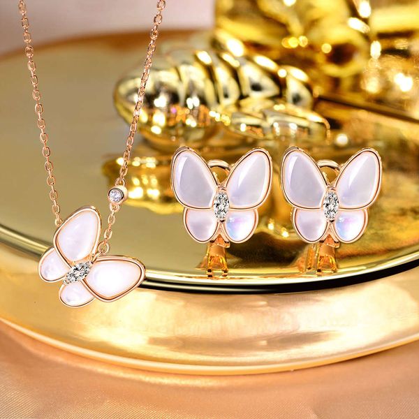 hbp fashion shi pei's new s925 silver butterfly earrings, white mother beier button, temperament street p, versatile, fashionable and l, Golden
hbp fashion shi pei's new s925 silver butterfly earrings, white mother beier button, temperament street p, versatile, fashionable and l, Golden