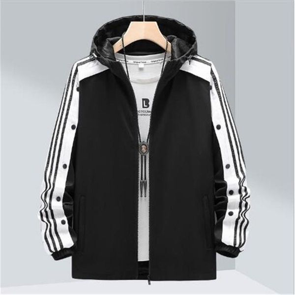 men's jackets 2021 sports jacket breasted korean casual hooded outerwea coat running windproof top, Black;brown
men's jackets 2021 sports jacket breasted korean casual hooded outerwea coat running windproof top, Black;brown