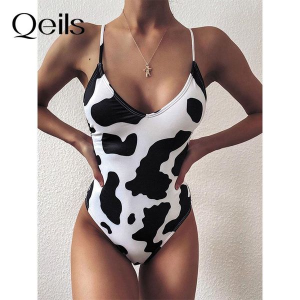 qeils cow print one piece 2021 padded bra cross bandage swimsuit female swimwear women bathing suit monokini
qeils cow print one piece 2021 padded bra cross bandage swimsuit female swimwear women bathing suit monokini