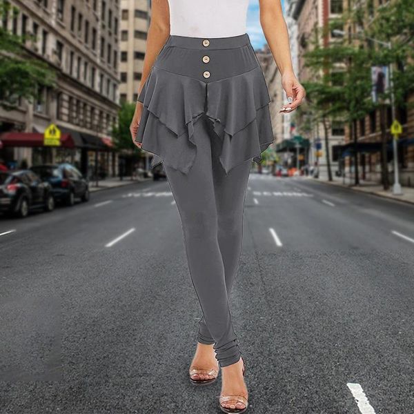 women's pants & capris leggings with tiered ruffle skirts comfortable stretch slim leg dress high waisted button aic88, Black;white
women's pants & capris leggings with tiered ruffle skirts comfortable stretch slim leg dress high waisted button aic88, Black;white