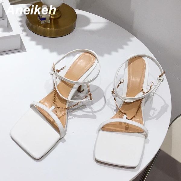 sandals aneikeh 2021 women shoes summer thin heels pu metal decoration party solid concise ankle strap gladiator red size 35-41, Black
sandals aneikeh 2021 women shoes summer thin heels pu metal decoration party solid concise ankle strap gladiator red size 35-41, Black