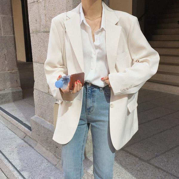 spring white blazer jacket women casual fashion long sleeve formal coat office lady suit plus size, White;black
spring white blazer jacket women casual fashion long sleeve formal coat office lady suit plus size, White;black