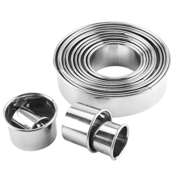 14 pcs stainless steel round dumplings wrappers molds set cutter maker tools round cookie pastry wrapper dough cutting tool
14 pcs stainless steel round dumplings wrappers molds set cutter maker tools round cookie pastry wrapper dough cutting tool