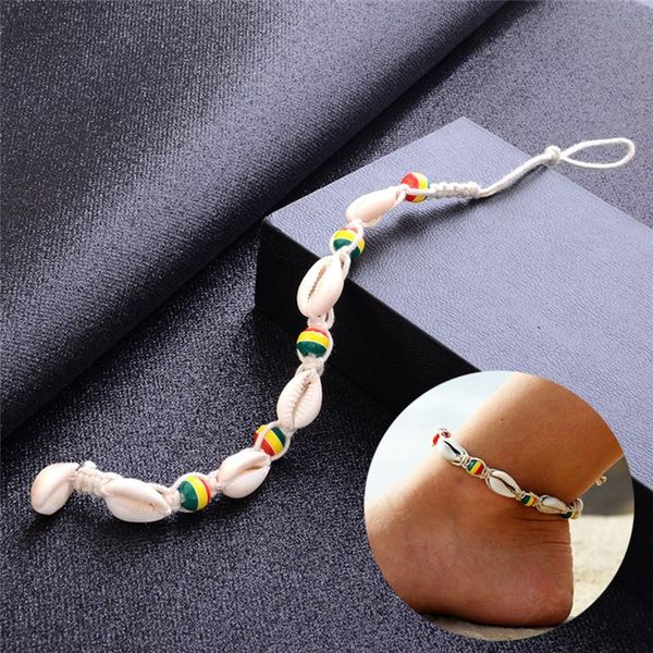 anklets vintage diy handmade rope wood bead ankle bracelet natural shell bohemian anklet women foot jewelry summer beach, Red;blue
anklets vintage diy handmade rope wood bead ankle bracelet natural shell bohemian anklet women foot jewelry summer beach, Red;blue