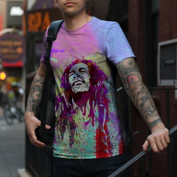 original rock bob marley 3d printing uncle laughing pattern t-shirt fashion and beautiful breathable daily party travel men's short sle, White;black
original rock bob marley 3d printing uncle laughing pattern t-shirt fashion and beautiful breathable daily party travel men's short sle, White;black