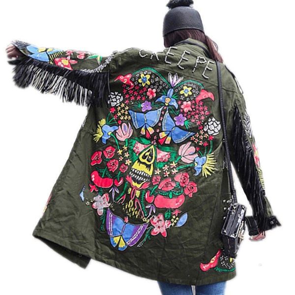 women's trench coats 2021 spring women pocket rivet zipper windbreaker jacket lady tassel patchwork female fashion printed harajuku coa, Tan;black
women's trench coats 2021 spring women pocket rivet zipper windbreaker jacket lady tassel patchwork female fashion printed harajuku coa, Tan;black