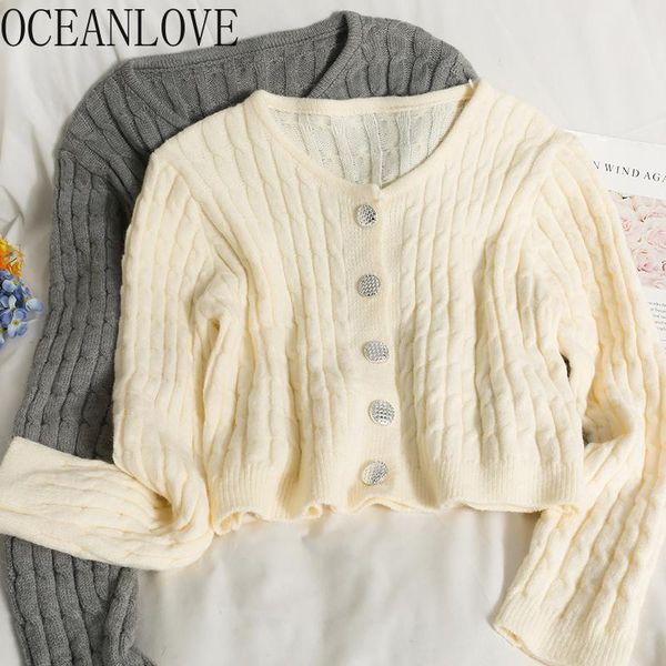 women's knits & tees oceanlove single breasted solid cardigans korean short autumn winter 2021 sweet sueter de mujer all match fashion, White
women's knits & tees oceanlove single breasted solid cardigans korean short autumn winter 2021 sweet sueter de mujer all match fashion, White