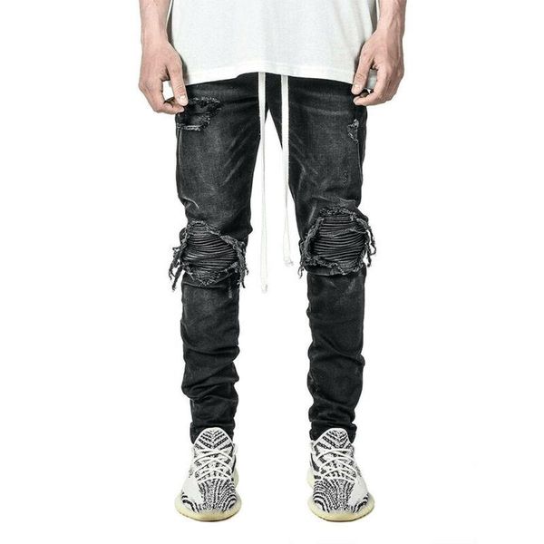 men's jeans men's full scratched hole distressed frayed pencil pants trousers hip-hop slim skinny stretch ripped fashion male colot, Blue
men's jeans men's full scratched hole distressed frayed pencil pants trousers hip-hop slim skinny stretch ripped fashion male colot, Blue
