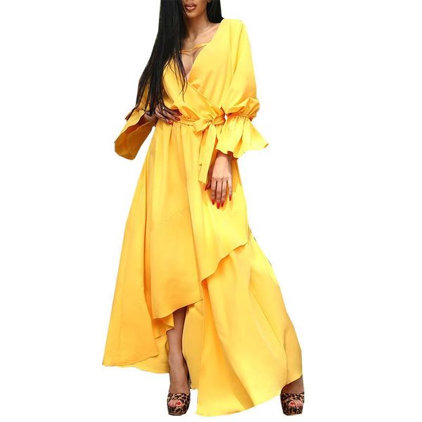 casual dresses 2021 spring female dress slim v-neck long sleeve irregular big swing vacation holiday party yellow s-xxx, Black;gray
casual dresses 2021 spring female dress slim v-neck long sleeve irregular big swing vacation holiday party yellow s-xxx, Black;gray