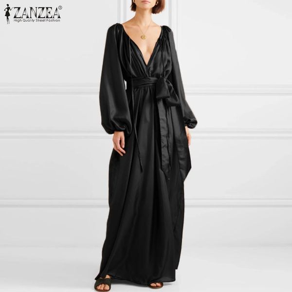 casual dresses v neck kaftan female autumn solid robe party elegant puff sleeves vestido womens fashion long dress oversize, Black;gray
casual dresses v neck kaftan female autumn solid robe party elegant puff sleeves vestido womens fashion long dress oversize, Black;gray