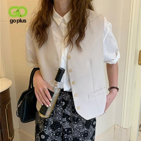 women's vests goplus jackets korean fashion vest jacket office lady sleeveless coat v-neck waistcoat women veste blazer sans manche fem, Black;white
women's vests goplus jackets korean fashion vest jacket office lady sleeveless coat v-neck waistcoat women veste blazer sans manche fem, Black;white