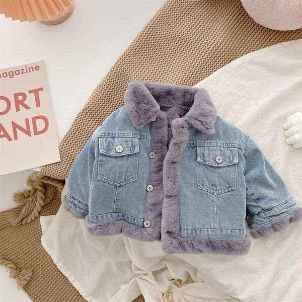 jackets girls boys coat jacket plus velvet thicken 2021 fuzzy jean warm winter outerwear christmas gift cotton fleece kids children's c, Blue;gray
jackets girls boys coat jacket plus velvet thicken 2021 fuzzy jean warm winter outerwear christmas gift cotton fleece kids children's c, Blue;gray
