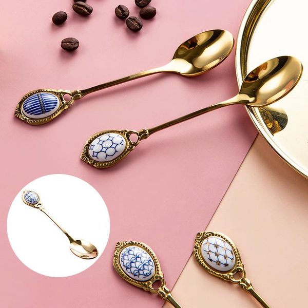 spoons luxurious stainless steel multi-function soup with ceramic handle home kithchen tableware dinner tools
spoons luxurious stainless steel multi-function soup with ceramic handle home kithchen tableware dinner tools