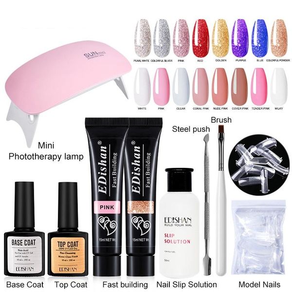 nail art kits set crystal extension glue film mold for potherapy false nails jelly gel tools manicure
nail art kits set crystal extension glue film mold for potherapy false nails jelly gel tools manicure