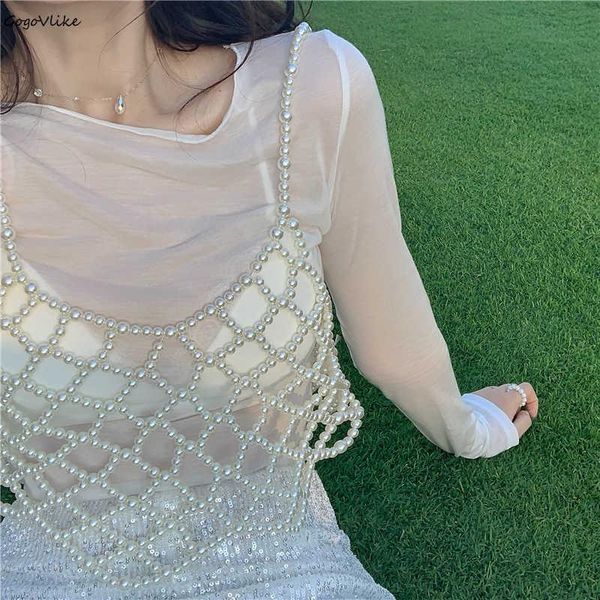 women's vests handmade beige pearls vest women 2021 elegant beading camis hollow out outwear chic paghetti strap lt813s50, Black;white
women's vests handmade beige pearls vest women 2021 elegant beading camis hollow out outwear chic paghetti strap lt813s50, Black;white