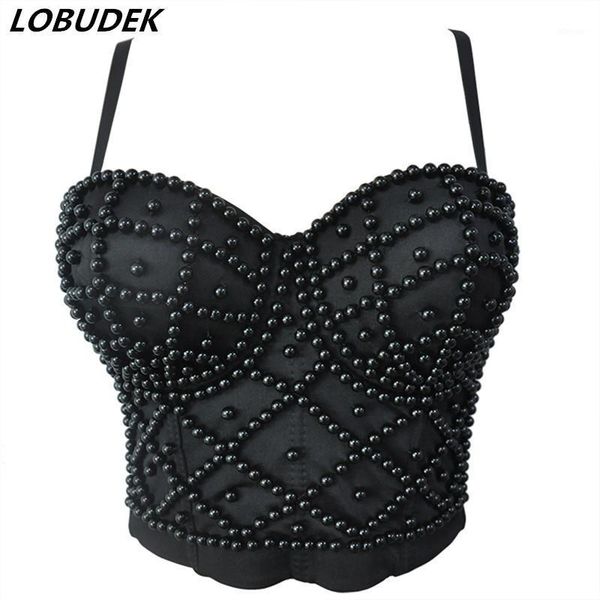 black white beads brassiere corsets nightclub female singer performance club party beading bra crop sling bras bustiers &
black white beads brassiere corsets nightclub female singer performance club party beading bra crop sling bras bustiers &