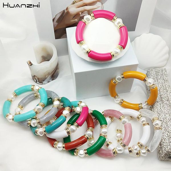 bangle huanzhi 2021 colorful acrylic resin pearl geometry big circle elastic bracelet for women girls party travel jewelry, Black
bangle huanzhi 2021 colorful acrylic resin pearl geometry big circle elastic bracelet for women girls party travel jewelry, Black
