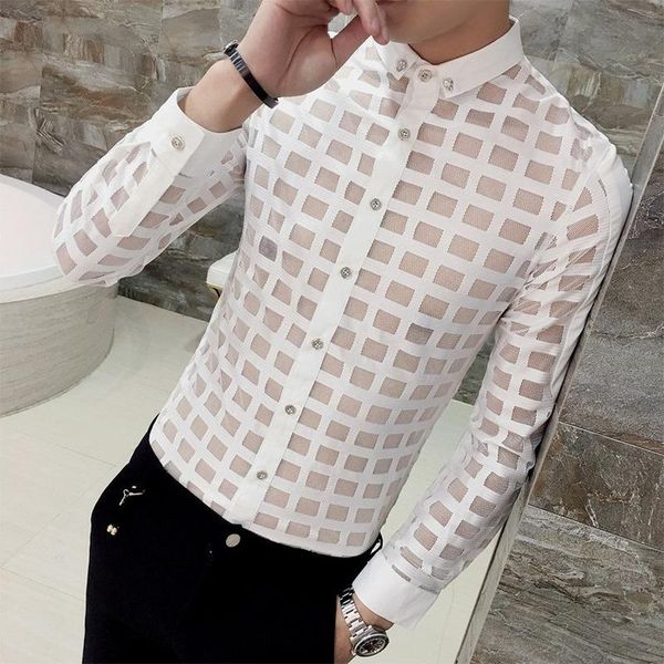 spring summer men's korean plaid long-sleeved shirt youth shirt casual urban youth outdoor men's clothing, White;black
spring summer men's korean plaid long-sleeved shirt youth shirt casual urban youth outdoor men's clothing, White;black