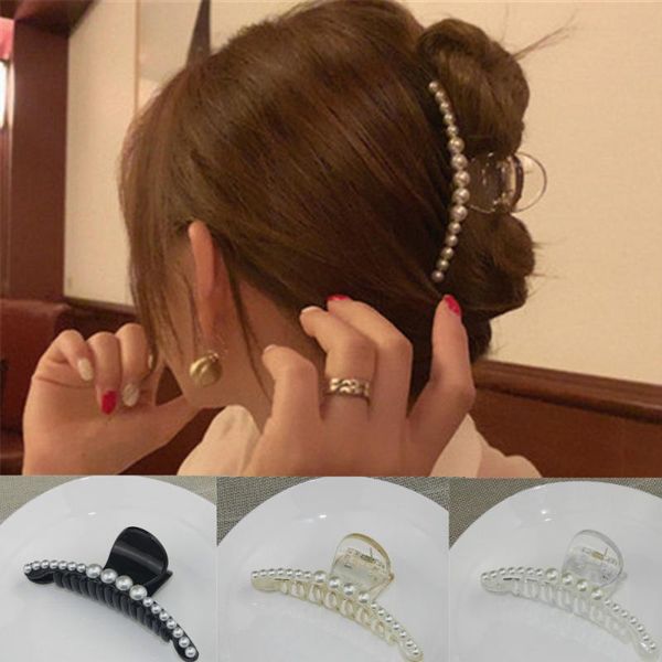 hair accessories pearl catch clip large hairpin korean girl simple and elegant temperament bathing headdress female
hair accessories pearl catch clip large hairpin korean girl simple and elegant temperament bathing headdress female