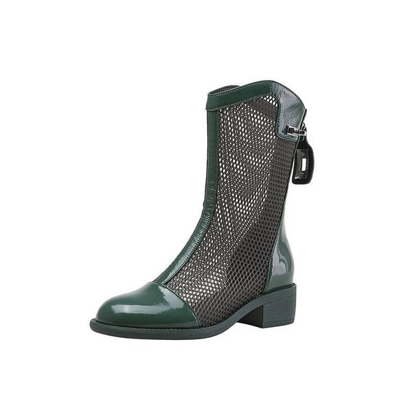 boots phoentin round toe mesh hollow out summer women med heels cool mid calf fashion real leather sandals ft1621, Black
boots phoentin round toe mesh hollow out summer women med heels cool mid calf fashion real leather sandals ft1621, Black
