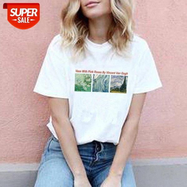 sunfiz YF Vase of Pink Rose Flower BY Vincent Van Gogh Vase Pretty Print T-Shirt Summer Fashion T-Shirt Cute Girl Casual Tops #bm0P, White
sunfiz YF Vase of Pink Rose Flower BY Vincent Van Gogh Vase Pretty Print T-Shirt Summer Fashion T-Shirt Cute Girl Casual Tops #bm0P, White