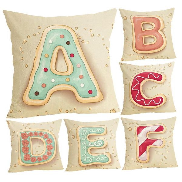 cushion/decorative pillow creative colorful english letter alphabet cushion cover cotton linen throw pillowcase sofa home decorative covers
cushion/decorative pillow creative colorful english letter alphabet cushion cover cotton linen throw pillowcase sofa home decorative covers