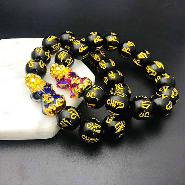 other bracelets shajin color-changing brave bracelet colorful transfer beads male and female couple six-character mantra obsidian, Golden;silver
other bracelets shajin color-changing brave bracelet colorful transfer beads male and female couple six-character mantra obsidian, Golden;silver