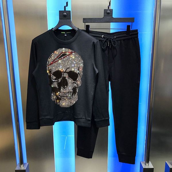 men's tracksuits 100% black cotton camouflage male training skull hip-hop fashion defines classic loose autumn sweater k4ba, Gray
men's tracksuits 100% black cotton camouflage male training skull hip-hop fashion defines classic loose autumn sweater k4ba, Gray