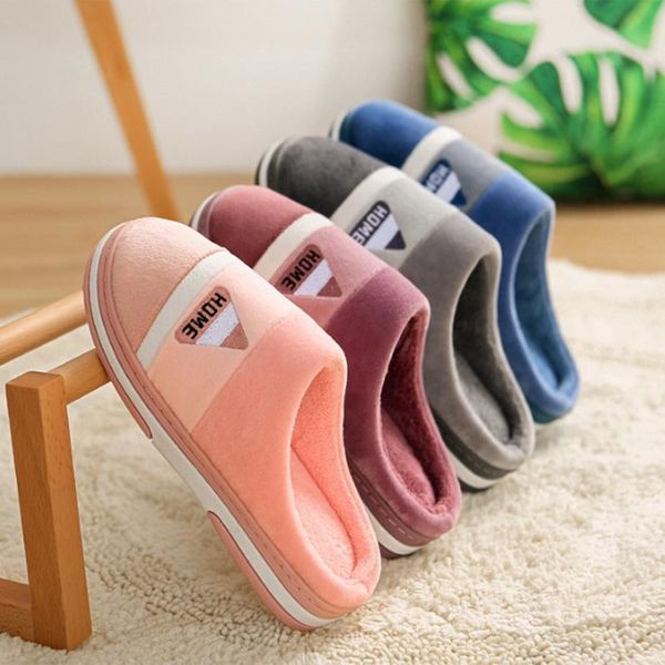 slippers winter home women warm cozy men's flip flops soft shoes for female couple indoor bedroom slides, Black
slippers winter home women warm cozy men's flip flops soft shoes for female couple indoor bedroom slides, Black