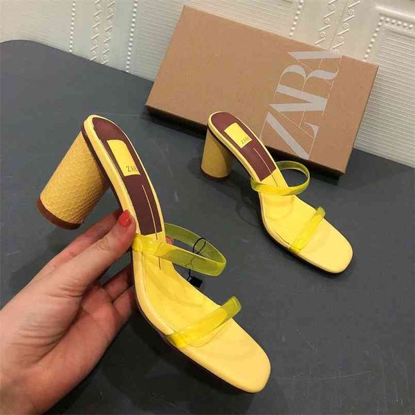 thick heel sandals open toe with transparent square mid-high and slippers 210628, Black
thick heel sandals open toe with transparent square mid-high and slippers 210628, Black
