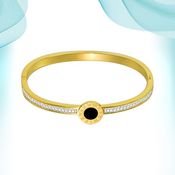 women's super shining small square diamond bangle black round cake dark buckle bracelets creative exquisite stainless steel bangles lax
women's super shining small square diamond bangle black round cake dark buckle bracelets creative exquisite stainless steel bangles lax