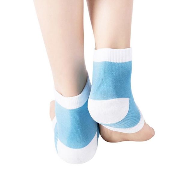 men's socks blue pink gel heel fashion foot skin care protectors treatment smooth 1 pair, Black
men's socks blue pink gel heel fashion foot skin care protectors treatment smooth 1 pair, Black