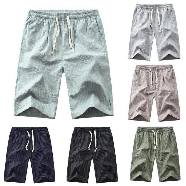 men's shorts solid color men casual summer breathable cotton drawstring fifth pants mens short homme, White;black
men's shorts solid color men casual summer breathable cotton drawstring fifth pants mens short homme, White;black