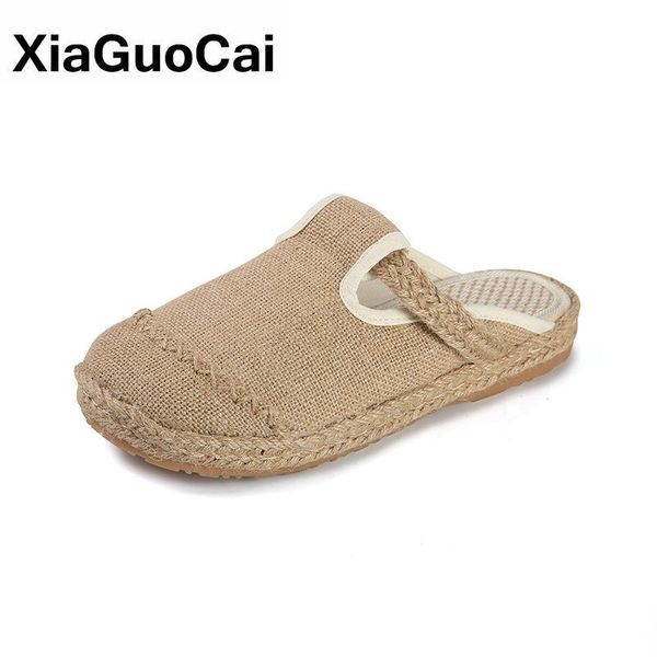 slippers spring autumn women shoes flax flat breathable casual ladies linen retro national style female, Black
slippers spring autumn women shoes flax flat breathable casual ladies linen retro national style female, Black