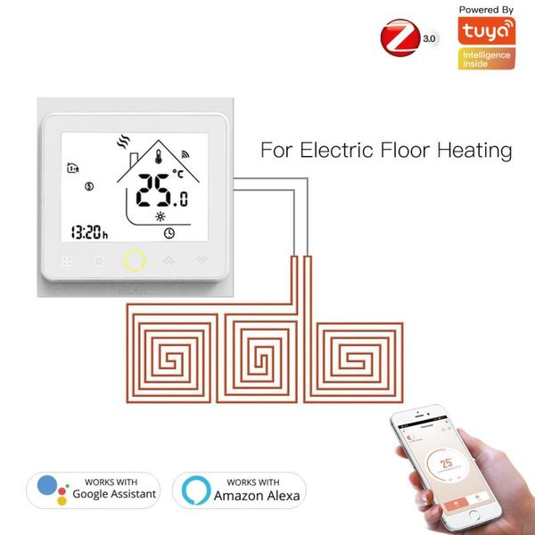 smart home control zigbee thermostat water/electric floor heating water/gas boiler programmable temperature controller remote
smart home control zigbee thermostat water/electric floor heating water/gas boiler programmable temperature controller remote