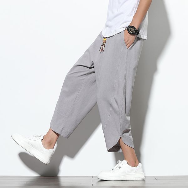 men 2021 autumn ankle-length pants solid harem pants mens casual hip hop korean style joggers male high street clothes trousers, Gray
men 2021 autumn ankle-length pants solid harem pants mens casual hip hop korean style joggers male high street clothes trousers, Gray