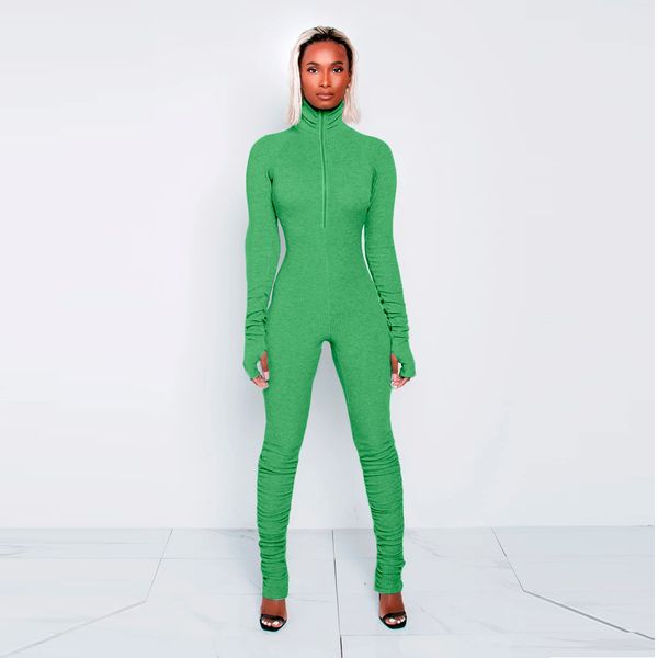 2021 new arrival womens green high neck zipper jumpsuit casual long sleeve clubwear overalls party birthday snug rompers, Black;white
2021 new arrival womens green high neck zipper jumpsuit casual long sleeve clubwear overalls party birthday snug rompers, Black;white