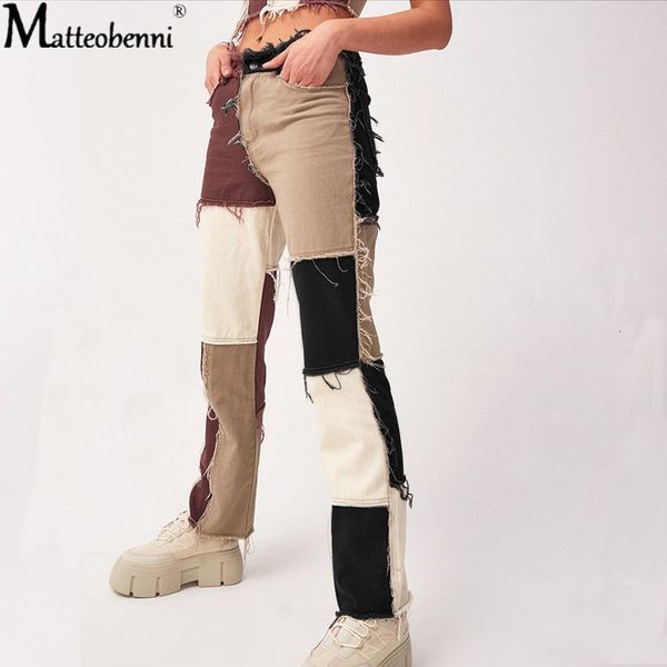2021 new autumn women hip hop black/brown patchwork high waist fashion casual straight jeans ladies denim trousers streetwear 606g, Blue
2021 new autumn women hip hop black/brown patchwork high waist fashion casual straight jeans ladies denim trousers streetwear 606g, Blue