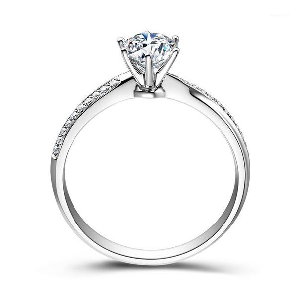 cluster rings 14k au585 white gold ring women wedding anniversary engagement party crown 6 claw round moissanite diamond elegant trendy1, Golden;silver
cluster rings 14k au585 white gold ring women wedding anniversary engagement party crown 6 claw round moissanite diamond elegant trendy1, Golden;silver