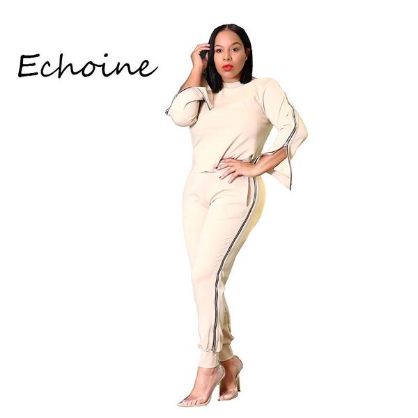 two piece dress fashion pieces set crop + long pants side zipper tracksuit women jogging femme sportwear solid color outfits, White
two piece dress fashion pieces set crop + long pants side zipper tracksuit women jogging femme sportwear solid color outfits, White