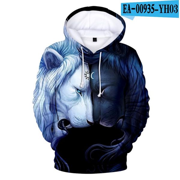 men's hoodies & sweatshirts arrival wolf man tracksuit boy girl kids sweatshirt personality pullover women clothes autumn winter animal, Black
men's hoodies & sweatshirts arrival wolf man tracksuit boy girl kids sweatshirt personality pullover women clothes autumn winter animal, Black