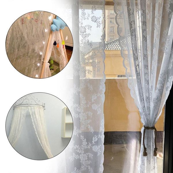 pastoral white lace curtain gauze sheer volie window curtain embroidered tulle curtains for bed room home decor
pastoral white lace curtain gauze sheer volie window curtain embroidered tulle curtains for bed room home decor