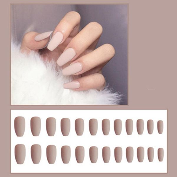 false nails 24pcs matte ballet wear long paragraph fashion manicure patch save time wearable nail, Red;gold
false nails 24pcs matte ballet wear long paragraph fashion manicure patch save time wearable nail, Red;gold