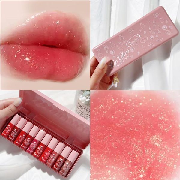 lip gloss 10 colors mini glaze velvet matte air set lipstick lasting waterproof non-stick 24 hours cup
lip gloss 10 colors mini glaze velvet matte air set lipstick lasting waterproof non-stick 24 hours cup