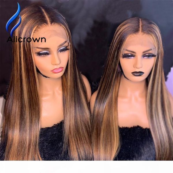 alicrown highlight 180% density t-part straight lace front human hair wigs pre-plucked brazilian non-remy lace front wigs, Black;brown
alicrown highlight 180% density t-part straight lace front human hair wigs pre-plucked brazilian non-remy lace front wigs, Black;brown